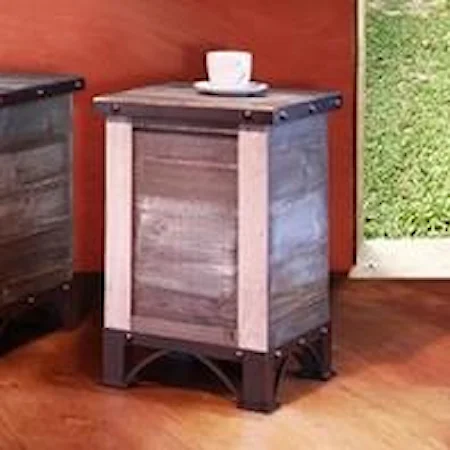 Storage Chairside Table